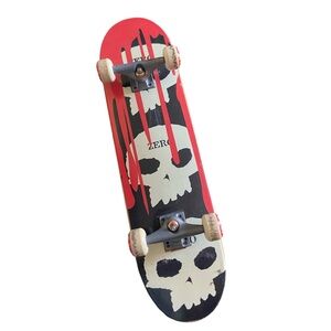 Tech Deck Zero Handboard Bloody Nose Skull Spitfire Wheels Y2K